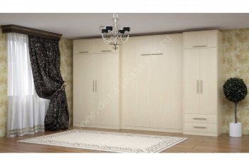 Комплект мебели со шкаф-кроватью трансформер Ратмир в Нюрбе - nyurba.mebel54.com | фото