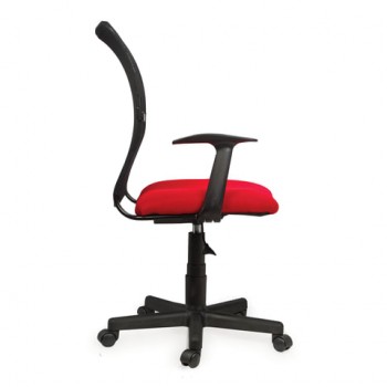 Кресло BRABIX Spring MG-307 (красно-черный) в Нюрбе - nyurba.mebel54.com | фото