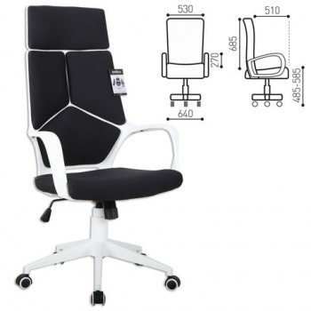 Кресло офисное BRABIX Prime EX-515 (черная ткань) в Нюрбе - nyurba.mebel54.com | фото