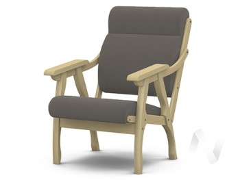 Кресло Вега-10 (бесцветный лак/ULTRA STONE) в Нюрбе - nyurba.mebel54.com | фото