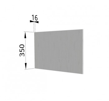 Панель торцевая (для шкафа горизонтального глубокого) ГПГ Ройс (Графит софт) в Нюрбе - nyurba.mebel54.com | фото