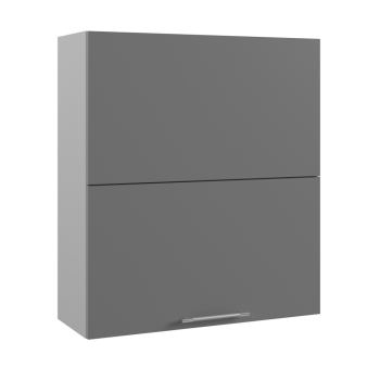 Ройс ПГПМ 800 Шкаф верхний Blum Aventos HF (Графит софт/корпус Серый) в Нюрбе - nyurba.mebel54.com | фото